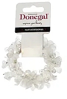 Fragrances, Perfumes, Cosmetics Elastic Hair Band, FA-5660, white - Donegal