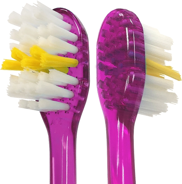 Toothbrush, 6-12 years, pink - Elmex Junior Toothbrush — photo N4
