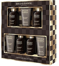 Set, 7 products - Baylis & Harding Black Pepper & Ginseng His Essential Luxuries Gift Set — photo N1