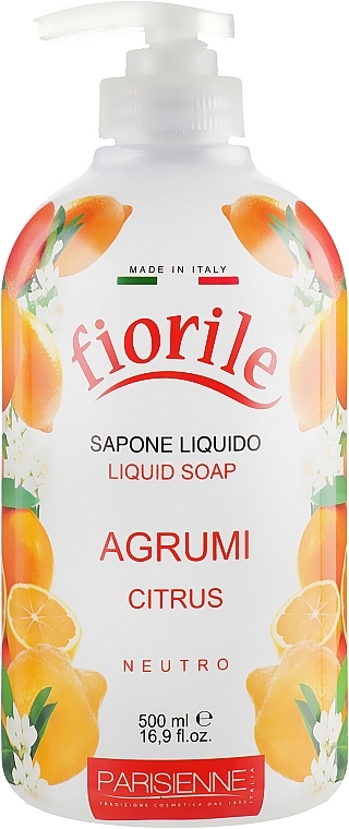 Liquid Soap "Citrus" - Parisienne Italia Fiorile Citrus Liquid Soap — photo N1