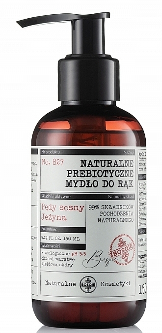 Natural Prebiotic Hand Soap 'Pine Shoots & Blackberry' - Bosqie Natural Prebiotic Hand Soap — photo N6