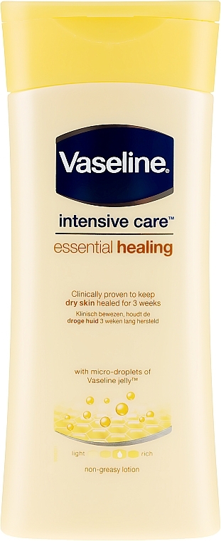 Moisturising Body Lotion - Vaseline Intensive Care Essential Healing Lotion — photo N1