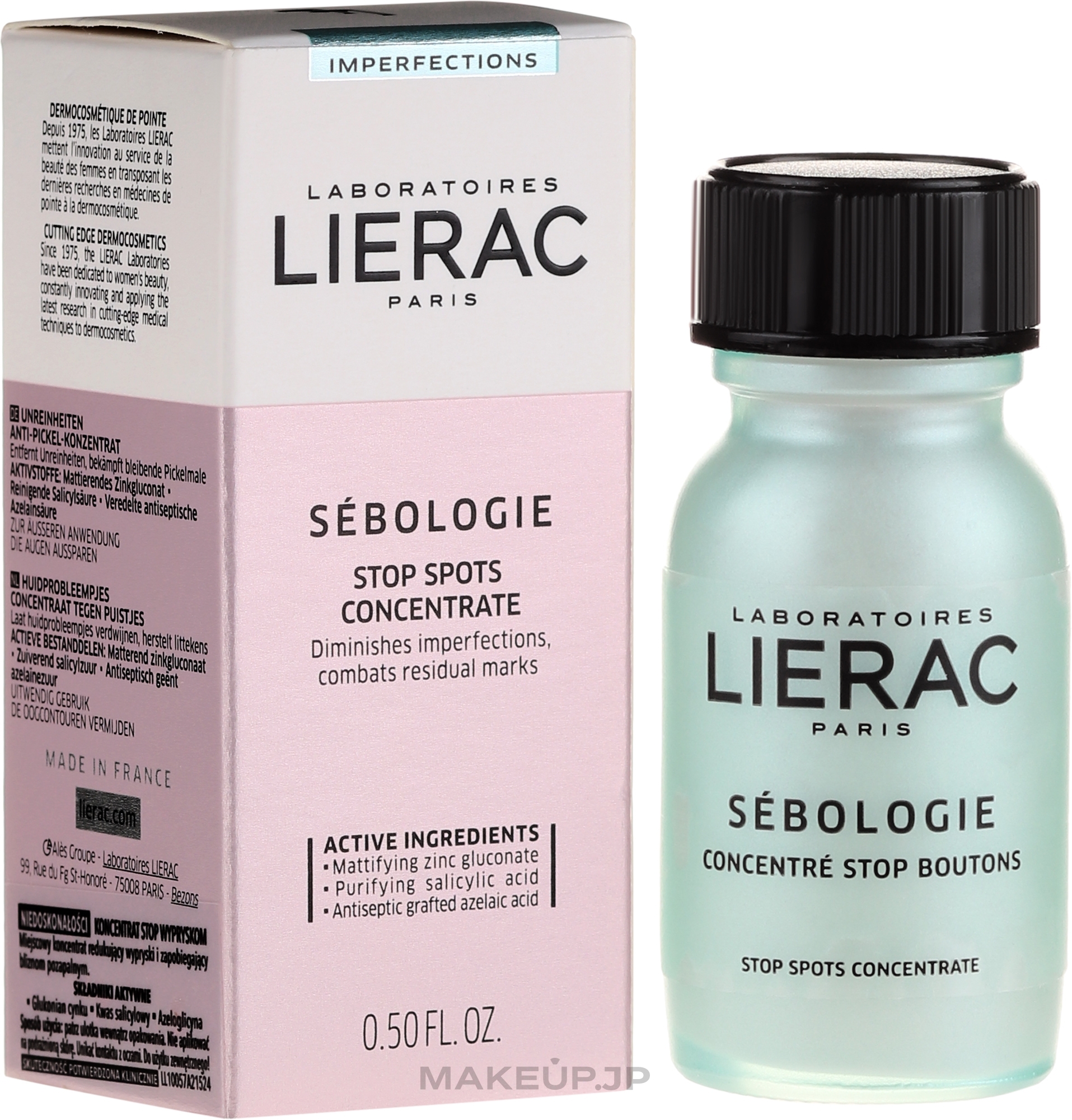 Highly Effective Dermatological Concentrate "Stop Spots" - Lierac Sebologie Blemish Correction Stop Spots Concentrate — photo 15 ml