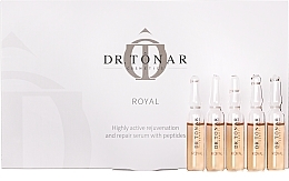 Fragrances, Perfumes, Cosmetics Face Serum Ampoules - Dr. Tonar Cosmetics Royal Highly Active Rejuvenation And Repair Serum