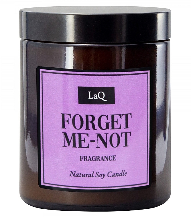 Forget Me-Not Natural Soy Candle - LaQ Forget Me-Not Natural Soy Candle — photo N1