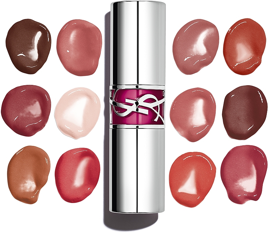 Dual Care Shiny Lip Balm - Yves Saint Laurent Rouge Volupte Candy Glaze — photo N8