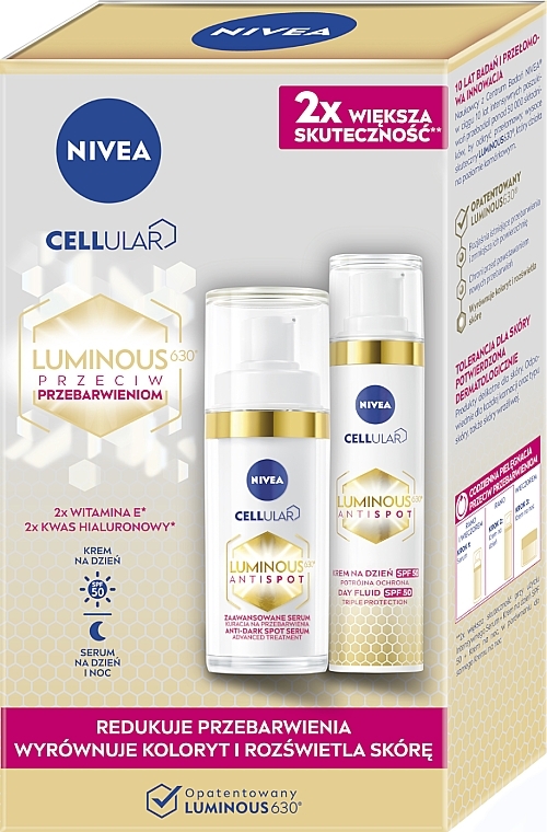 Set - Nivea Cellular Luminous630 Duopack (f/fl/40ml +f/ser/30ml) — photo N2