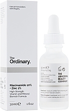 Fragrances, Perfumes, Cosmetics Niacinamide & Zinc Face Serum - The Ordinary Niacinamide 10% + Zinc PCA 1%