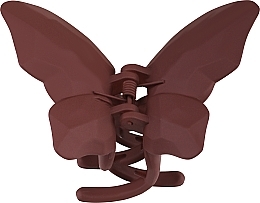 Fragrances, Perfumes, Cosmetics Claw Clip 'Butterfly', FA-5737, brown - Donegal