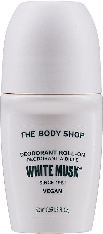 Roll-On Deodorant - The Body Shop White Musk Vegan Deodorant Roll-On — photo N1