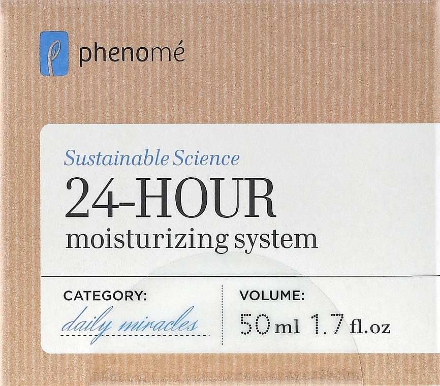 24h Moisturizing Cream - Phenome 24 Hour Moisturizing System Cream — photo N1