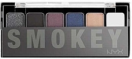 Fragrances, Perfumes, Cosmetics Eyeshadow Palette - NYX Professional Makeup The Smokey Shadow Palette