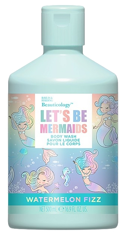 Shower Gel - Baylis & Harding Beauticology Let's Be Mermaids Watermelon Fizz Body Wash — photo N1