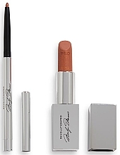 Fragrances, Perfumes, Cosmetics Set - Revolution Pro Set For Lips X Marilyn Nude (lipstick/3.6g + lip/pen/0.18g)
