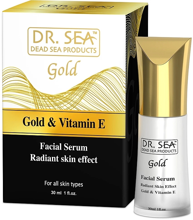 Gold & Vitamin E Face Serum - Dr.Sea Gold & Vitamin E Radiant Skin Effect Serum — photo N1