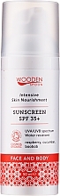 Fragrances, Perfumes, Cosmetics Sunscreen Cream - Wooden Spoon Sunscreen SPF35+