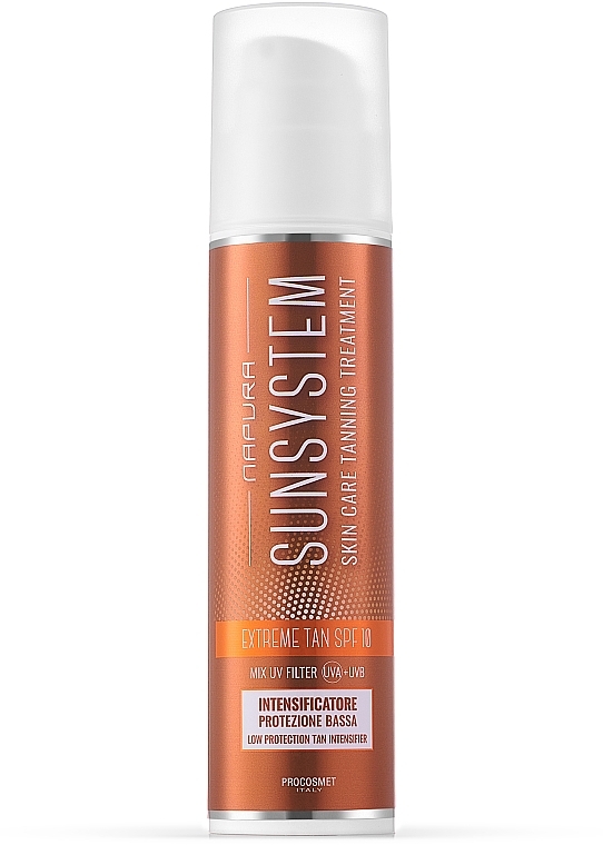 Tan Boosting Cream Gel SPF10 - Napura Sun System Extreme Tan SPF 10 — photo N1