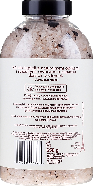 Bath Salt with Strawberry Flavor - Nature de Marseille — photo N2