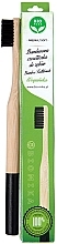 Fragrances, Perfumes, Cosmetics Soft Bamboo Toothbrush, black - Biomika Natural Bamboo Toothbrush