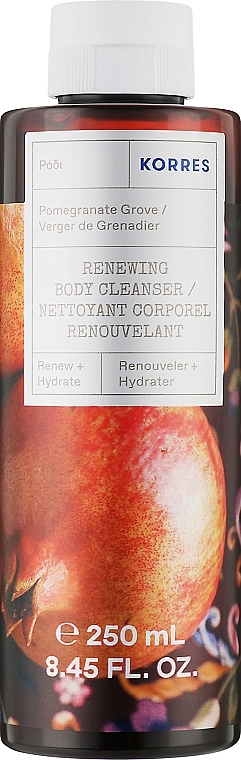 Repairing Pomegranate Shower Gel - Korres Pomegranate Renewing Body Cleanser — photo N1