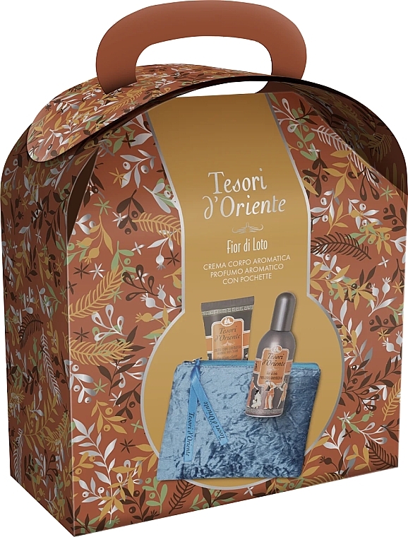 Tesori D`Oriente Set, Fior Di Loto - Set (edp/100ml + b/cr/75ml + bag/1pc) — photo N1