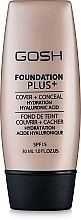 Fragrances, Perfumes, Cosmetics Foundation - Gosh Foundation Plus SPF15