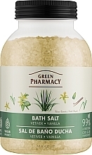 Bath Salt 'Vetiver and Vanilla' - Green Pharmacy — photo N1