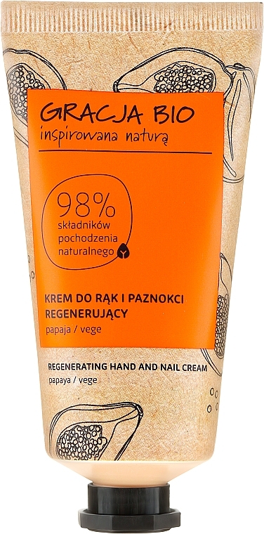 Regenerating Hand & Nail Cream - Gracja Bio Regenerating Hand And Nail Cream — photo N1