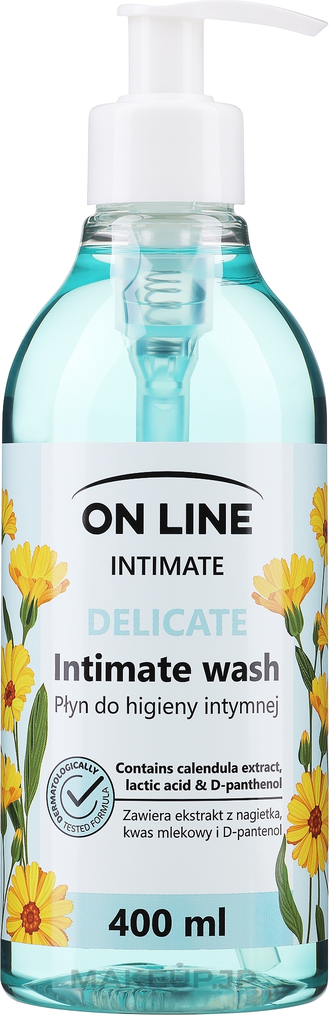 Intimate Hygiene Gel "Calendula" - On Line Intimate Delicate Intimate Wash — photo 400 ml