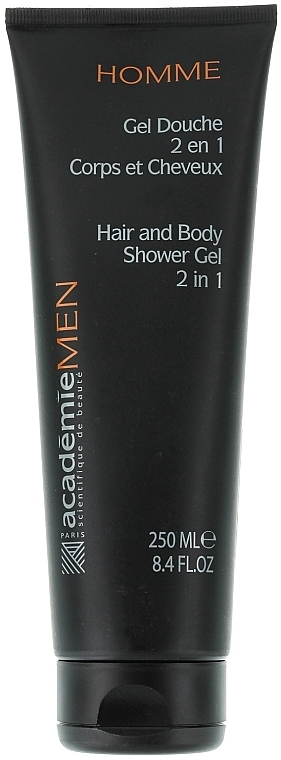 Body & Hair Shower Gel 2 in 1 - Academie Men Hair And Body Shower Gel 2 In 1 — photo N2