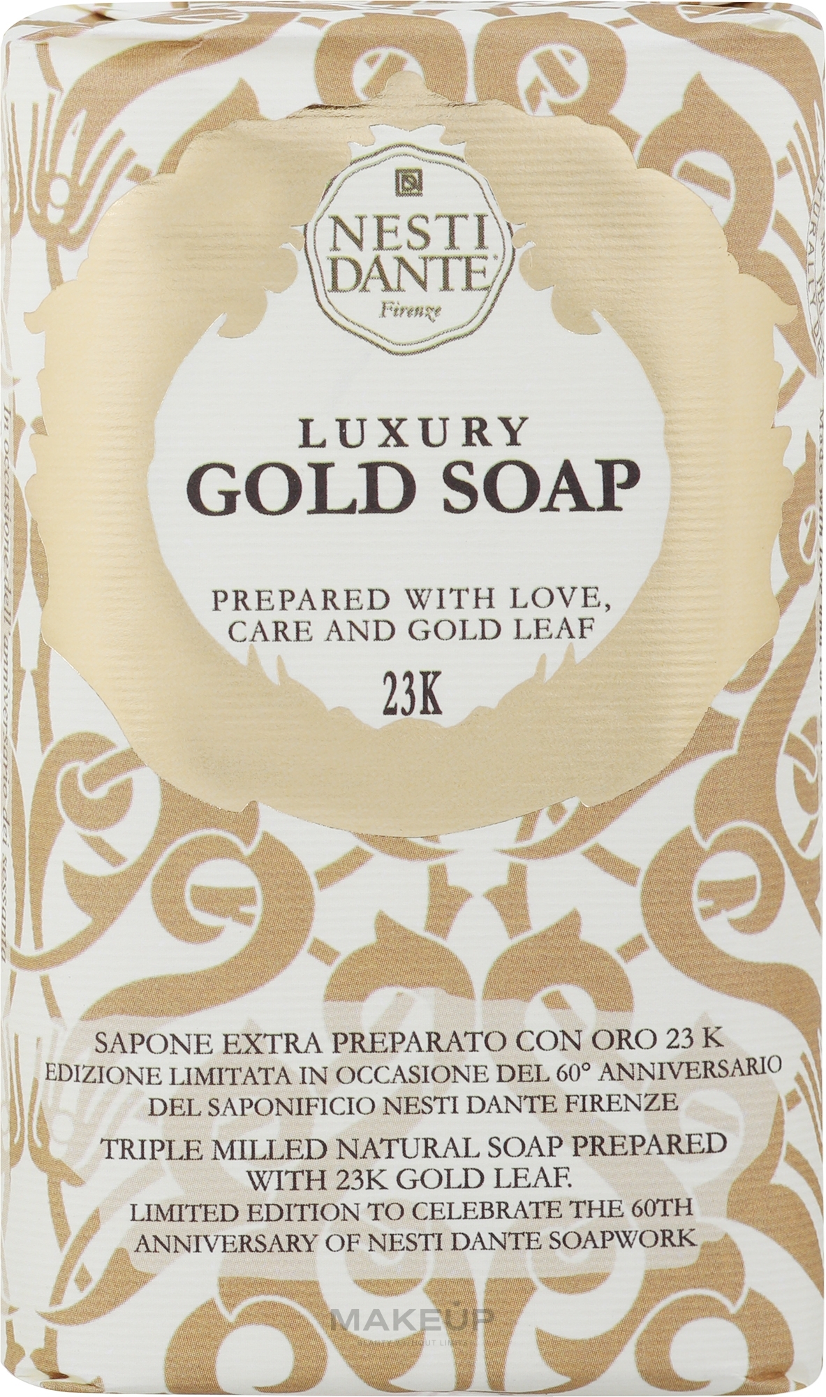 Soap "Golden" - Nesti Dante Gold Soap — photo 250 g