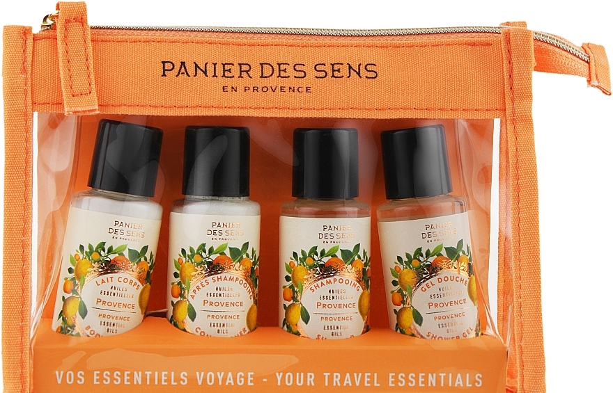 Set - Panier des Sens Travel Set Provence (sh/gel/40ml + shmp/40ml + lot/40ml + cond/40ml) — photo N1