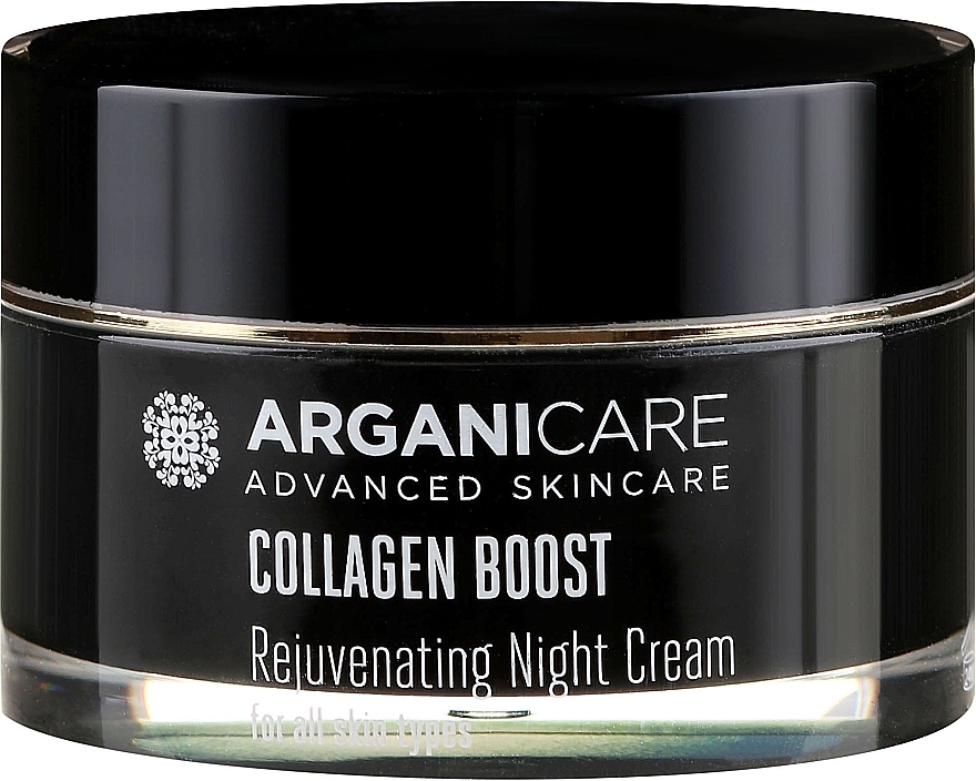 Rejuvenating Night Face Cream - Arganicare Collagen Boost Rejuvenating Night Cream — photo N2