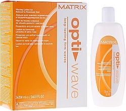 Hair Waving Lotion - Matrix Opti Wave Waving Lotion Natural to Resistant Hair — photo N1