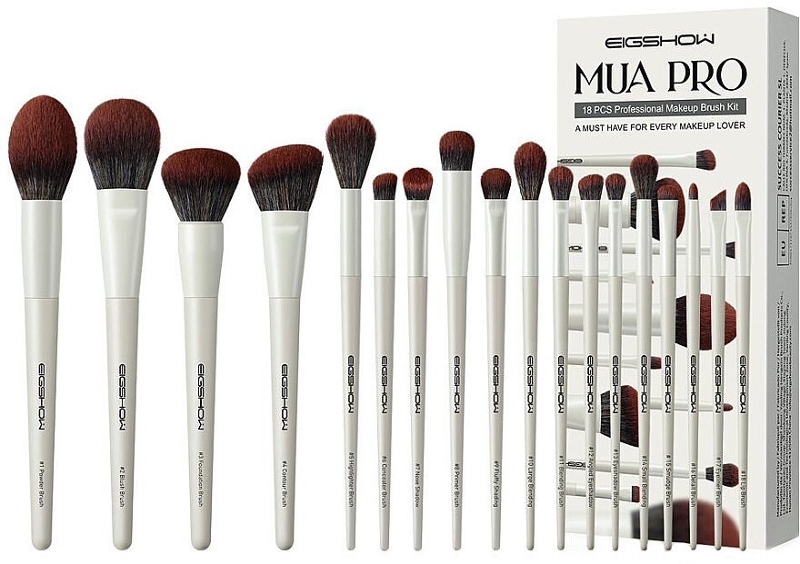 メイクブラシセット、18本 - Eigshow Beauty Mua Pro Series 18 PCS Makeup Brush Kit — photo N1