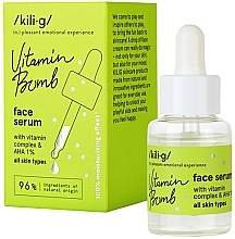 Fragrances, Perfumes, Cosmetics Vitamin Complex Face Serum - Kili·g Vitamin Bomb Face Serum With Vitamin Complex & AHA 1%