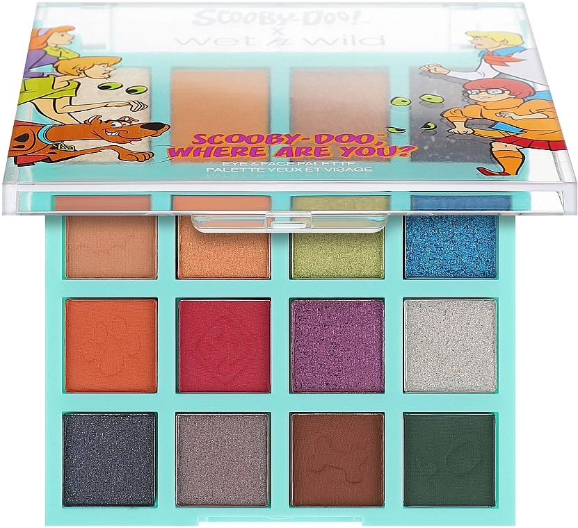 目と顔のメイクアップパレット - Wet N Wild x Scooby Doo Where are You? Eye & Face Palette — photo N1