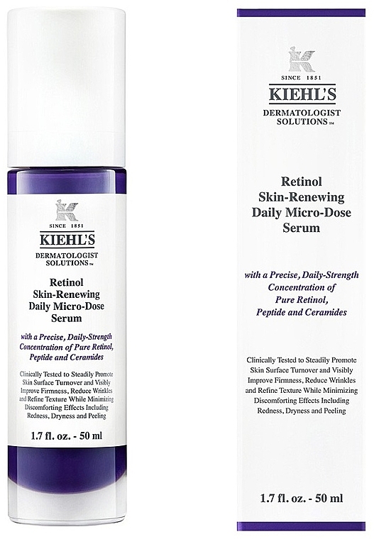 Retinol Face Serum - Kiehl's Dermatologist Solutions Retinol Skin-Renewing Daily Micro-Dose Serum — photo N1