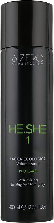 Gas-Free Volume Hair Spray - Seipuntozero He.She High Fixation Directional Spray — photo N1