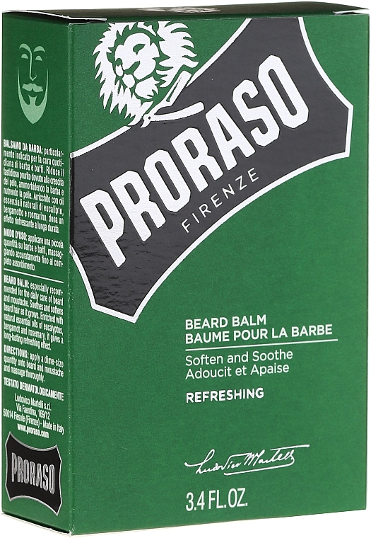 Bergamot, Eucalyptus & Rosemary Beard Balm - Proraso Beard Balm — photo N2