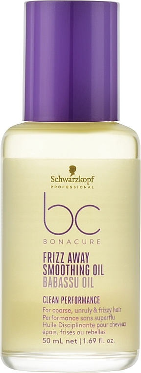 Hair Oil - Schwarzkopf Professional Bonacure Frizz Away Smoothing Oil — photo N1