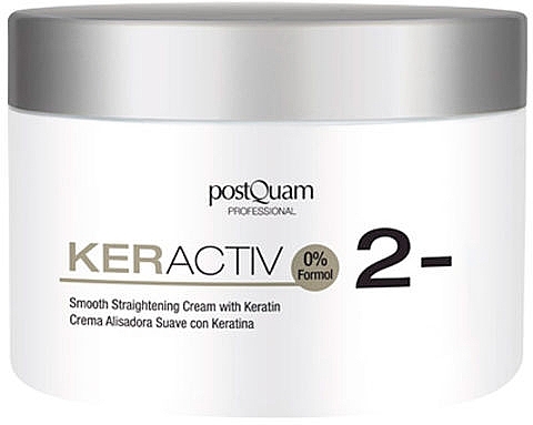 Smooth Straightening Cream with Keratin - PostQuam Keractiv Smooth Straightening Cream With Keratin — photo N1