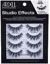 False Lashes - Ardell Prof Studio Effects Wispies False Eyelashes Black — photo N7