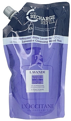 Liquid Lavender Hand Soap - L'Occitane Lavander Cleansing Hand Wash (doypack) — photo N1