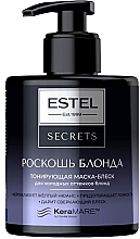 Fragrances, Perfumes, Cosmetics Toning Shine Mask for Cold Blonde 'Luxury Blonde' - Estel Secrets