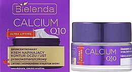 Concentrated eye and lip contour cream, anti-wrinkle - Bielenda Calcium + Q10 — photo N2