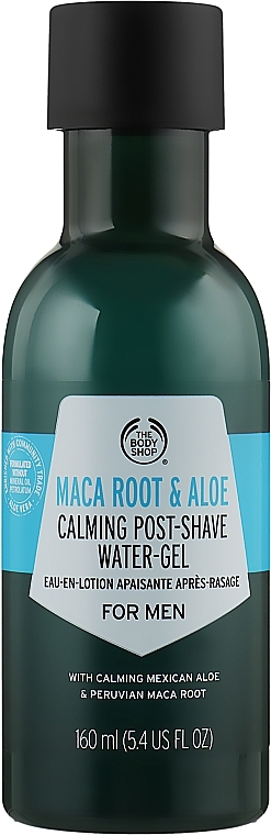 After Shave Maca Root & Aloe Gel - The Body Shop Maca Root & Aloe Post-Shave Water-Gel For Men — photo N1
