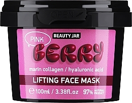 Lifting Face Mask - Beauty Jar Pink Berry Lifting Face Mask — photo N1