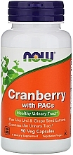 Cranberry with PACs, 90 veg capsules - Now Foods Cranberry With PACs — photo N1