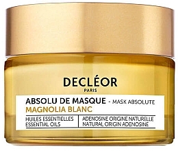 Fragrances, Perfumes, Cosmetics Mature Skin Face Mask - Decleor White Magnolia Regenerating Mask Absolute